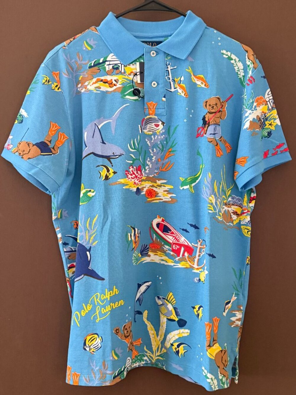 Polo Ralph Lauren Summer Shark and Diver Short Sleeve Polo - Picture 3 of 5